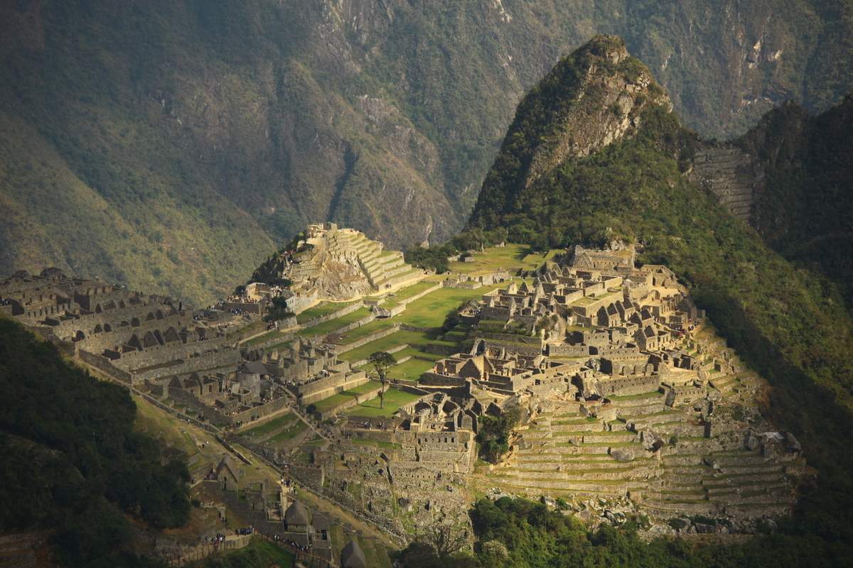 Machu Picchu view. South America motorcycle trip with Advfactory